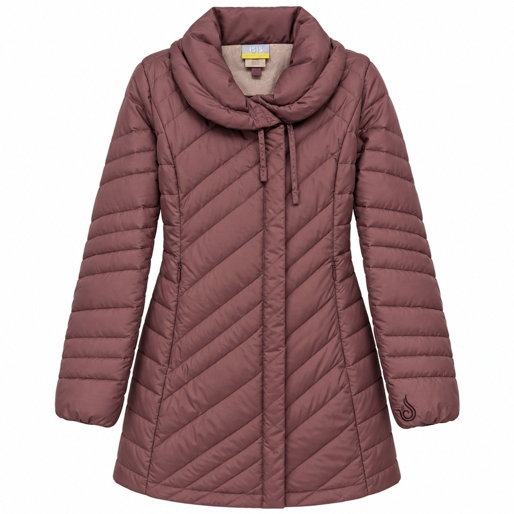 Isis Down Puffer Parka Women 6 Cabincore Chalet Chic Outdoor Apres Ski Packable